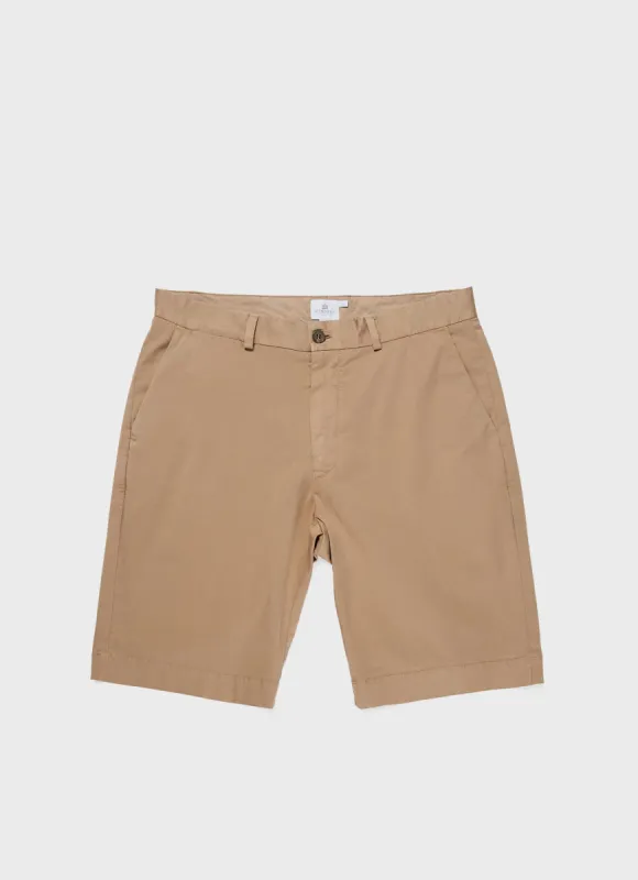 Men's Stretch Cotton Twill Chino Shorts sold by Sunspel