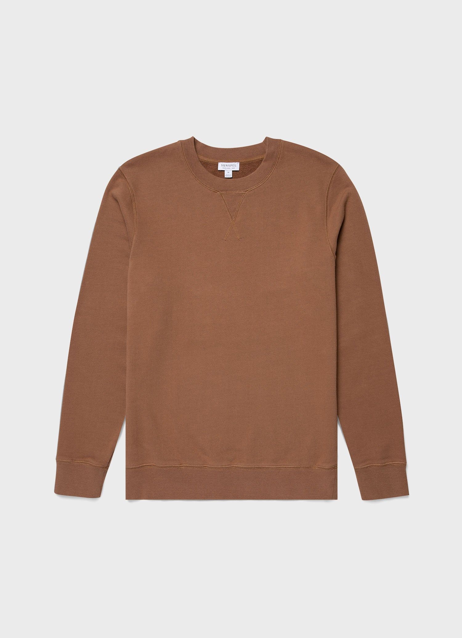 Men's Loopback Sweatshirt in Mushroom sold by Sunspel