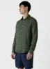 Men's Linen Shirt in Hunter Green sold by Sunspel