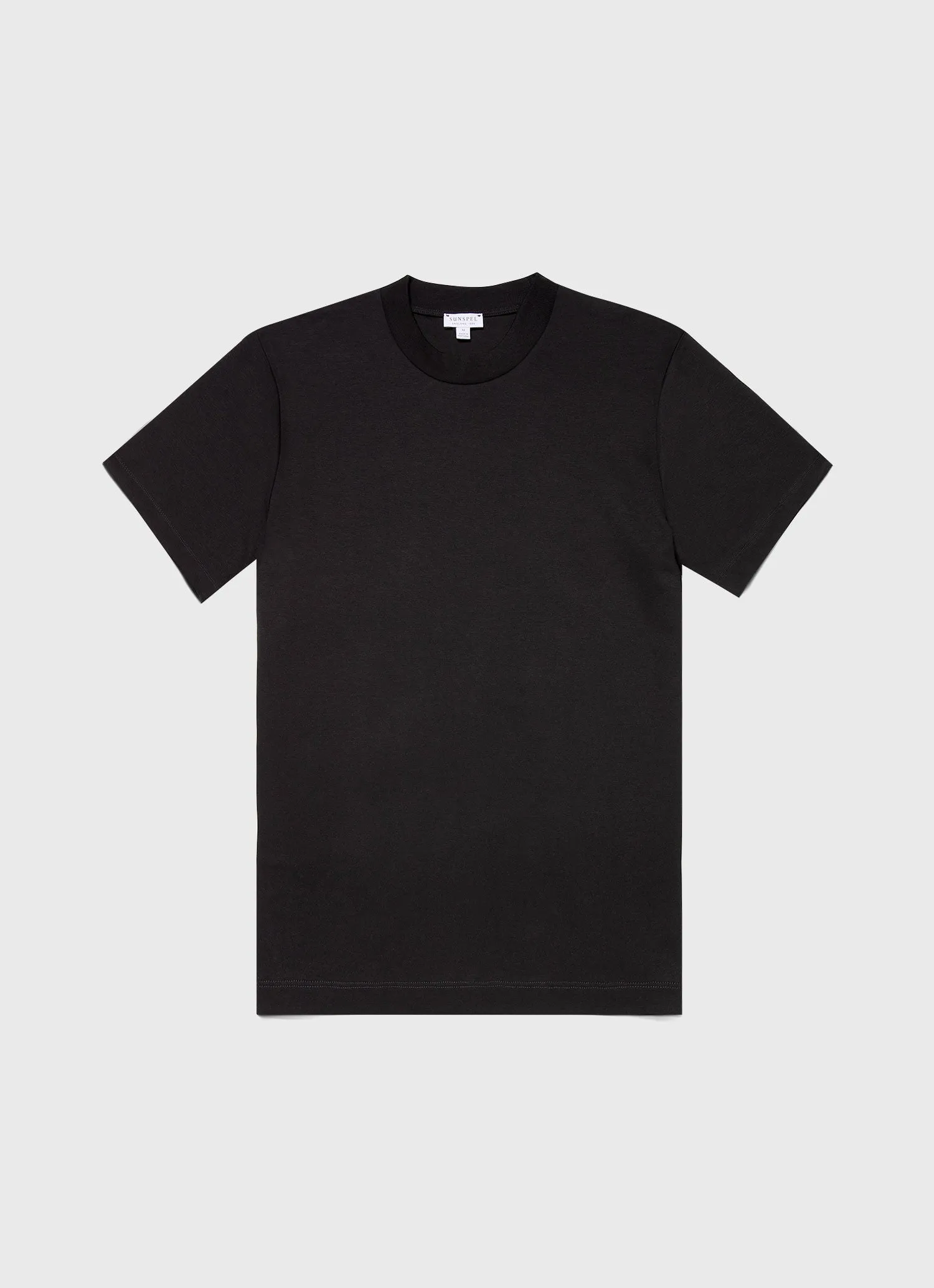 Men's Relaxed Fit Heavyweight T-shirt in Black sold by Sunspel