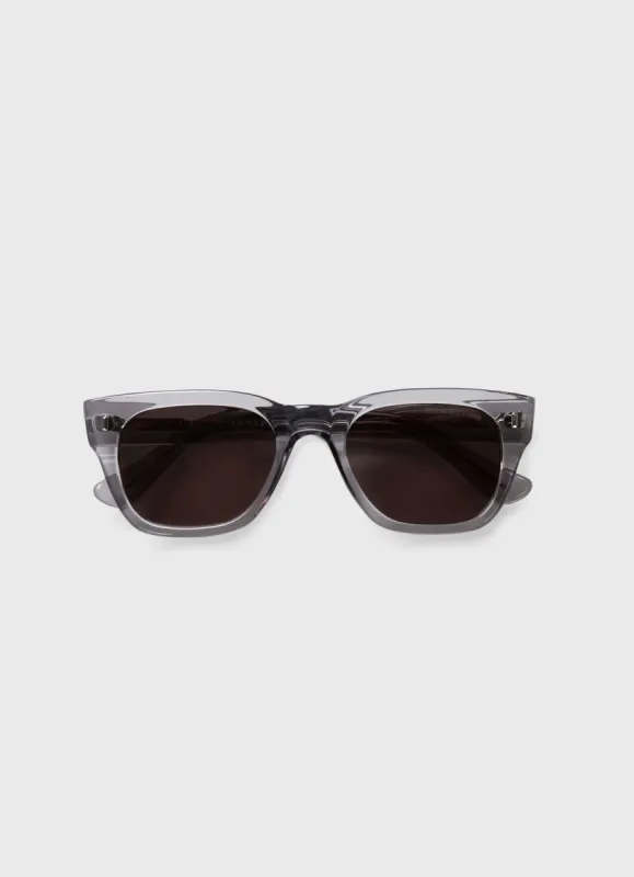 Cutler and Gross Sunglasses in Pewter sold by Sunspel