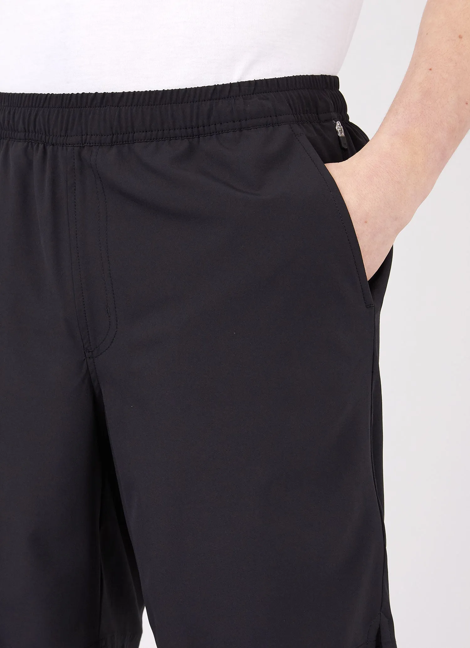 Men's Active 9 Inch Short in Black sold by Sunspel product image thumbnail 5
