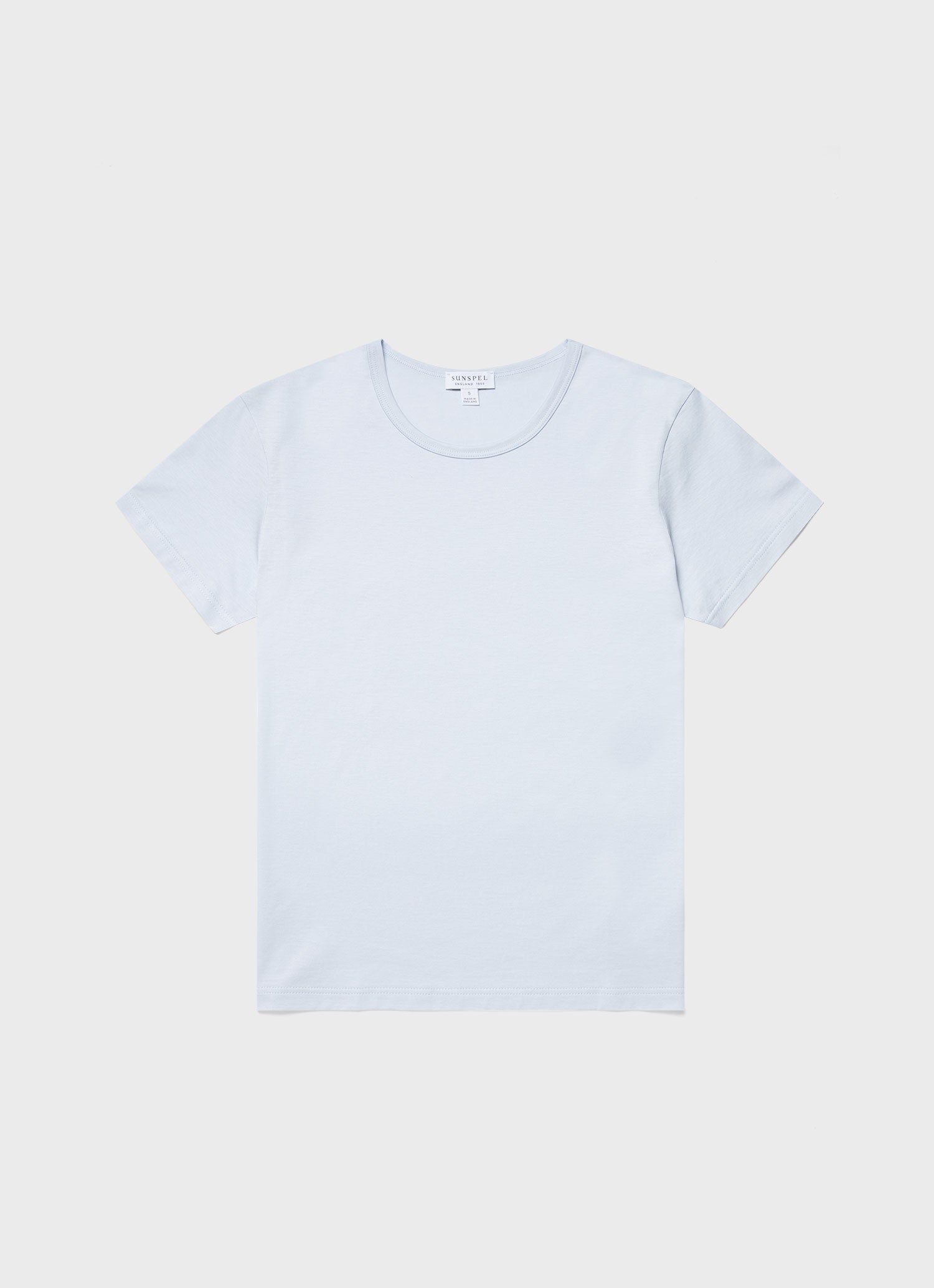 Women's Classic T-shirt in Pastel Blue sold by Sunspel product image thumbnail 5