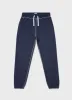 Men's Fleeceback Sweatpants in Navy Melange sold by Sunspel