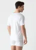 Men's Superfine Cotton V-neck Underwear T-shirt in White sold by Sunspel