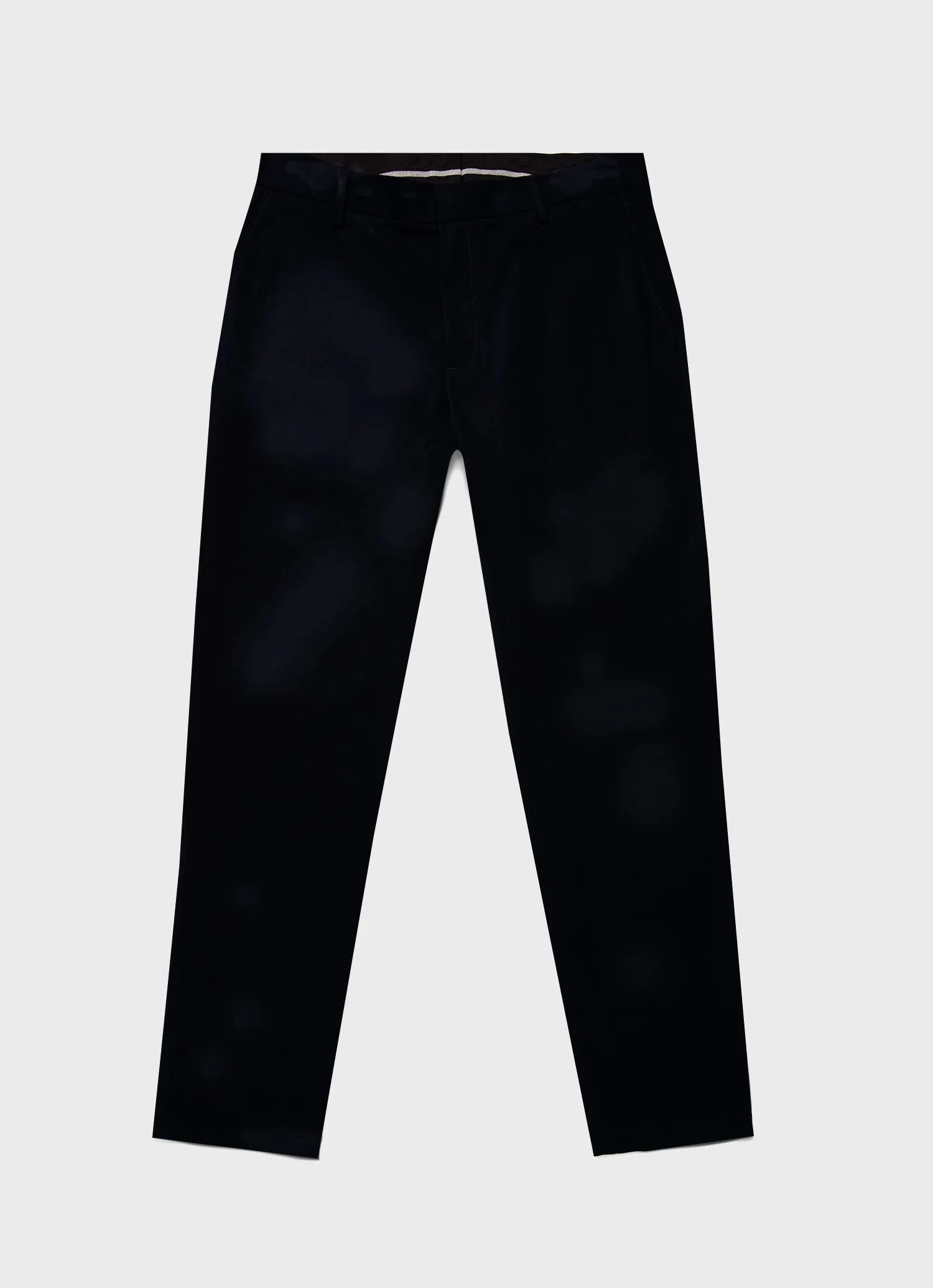 Men's Brushed Cotton Wool Trouser in Navy sold by Sunspel