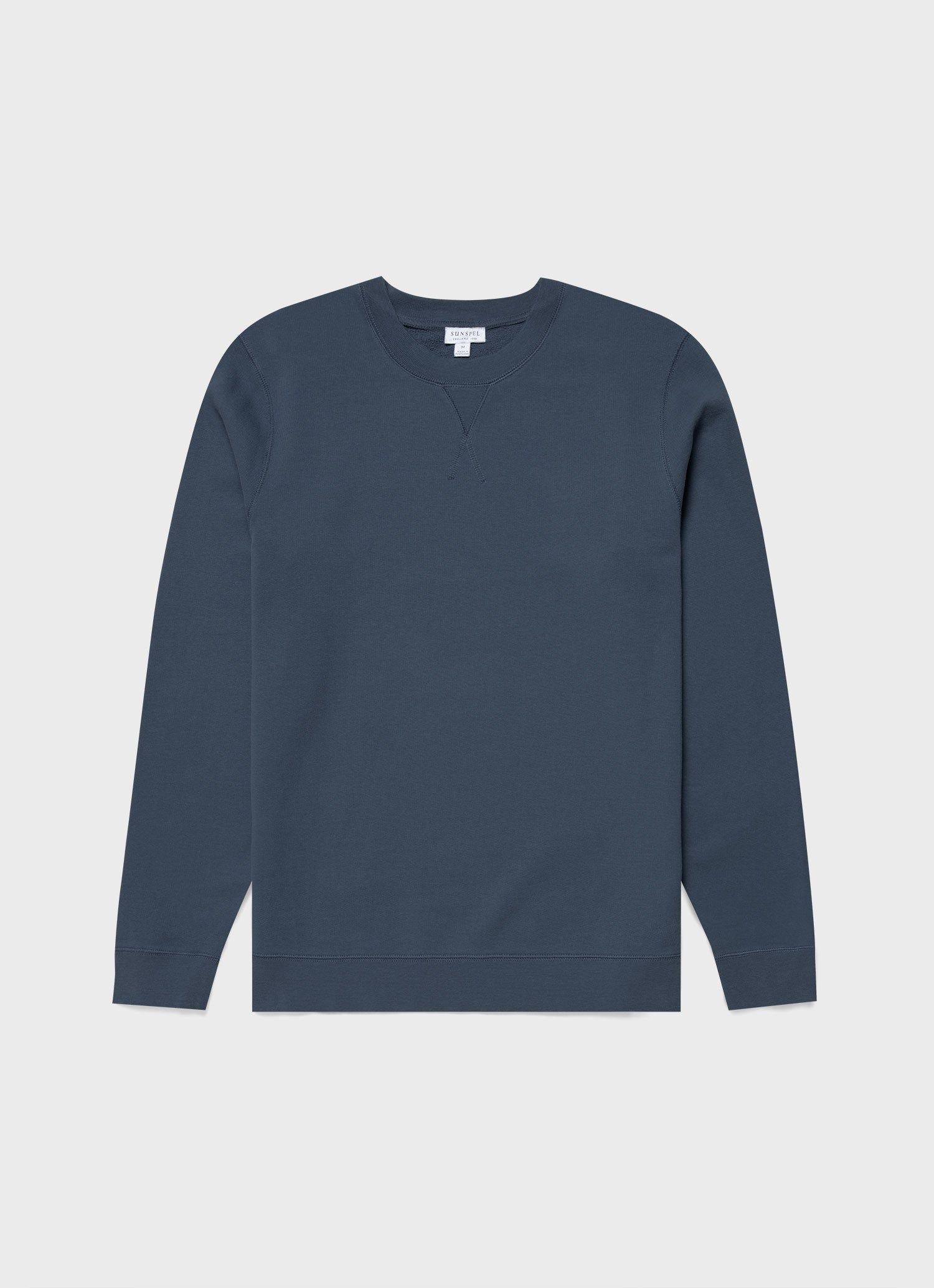 Men's Loopback Sweatshirt in Shale Blue sold by Sunspel