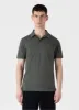 Men's Riviera Polo Shirt in Drill Green sold by Sunspel