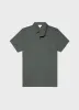 Men's Riviera Polo Shirt in Drill Green sold by Sunspel