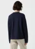 Women's Relaxed Loopback Sweatshirt in Navy sold by Sunspel