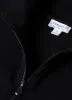 Men's Half Zip Loopback Sweatshirt in Black sold by Sunspel