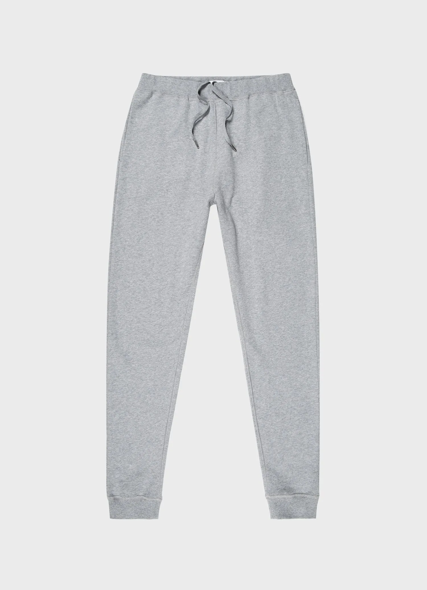 Men's Loopback Tracksuit in Grey Melange sold by Sunspel product image thumbnail 5