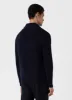 Men's Shawl Neck Cardigan in Navy sold by Sunspel
