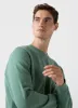 Men's Loopback Sweatshirt in Thyme sold by Sunspel