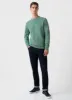 Men's Loopback Sweatshirt in Thyme sold by Sunspel