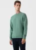 Men's Loopback Sweatshirt in Thyme sold by Sunspel