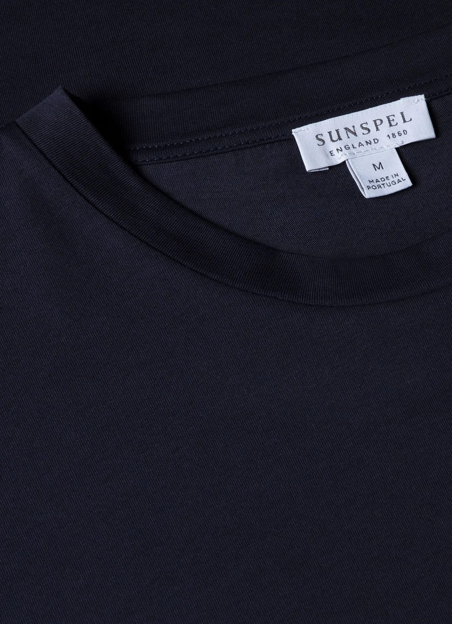 Men's Riviera T-shirt in Navy sold by Sunspel product image thumbnail 4