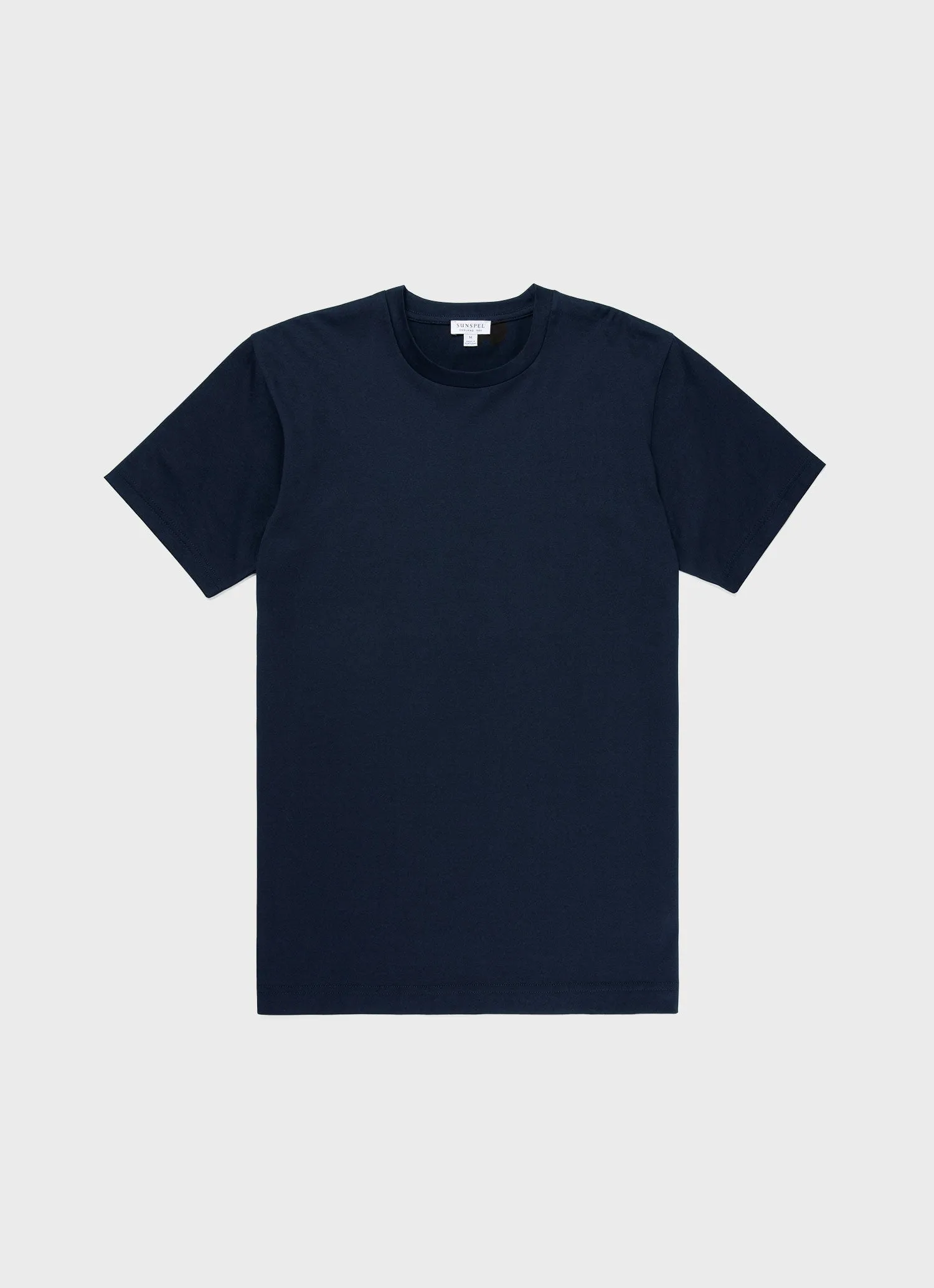Men's Riviera T-shirt in Navy sold by Sunspel