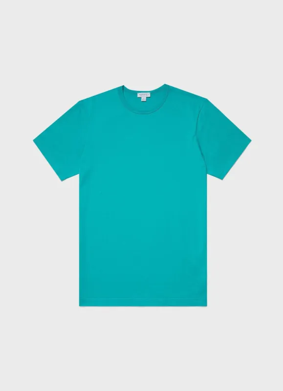 Men's Classic T-shirt in Reef sold by Sunspel