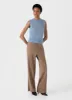 Women's Mohair Silk Vest in Cornflower sold by Sunspel