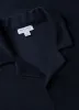 Men's Towelling Camp Collar Shirt in Navy sold by Sunspel