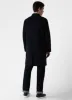 Men's Wool Cashmere Overcoat in Navy sold by Sunspel