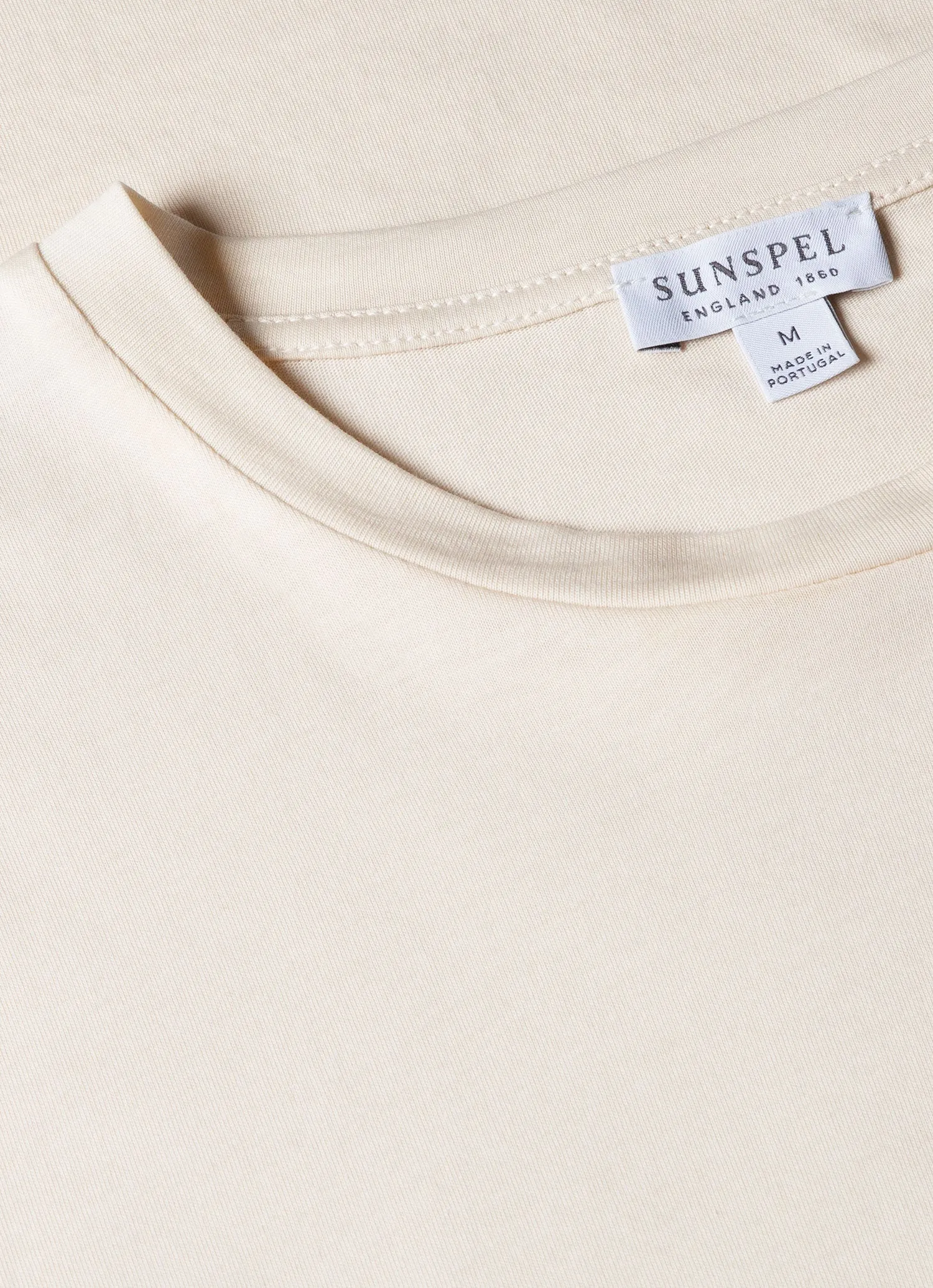 Men's Undyed Riviera T-shirt in Undyed sold by Sunspel product image thumbnail 4