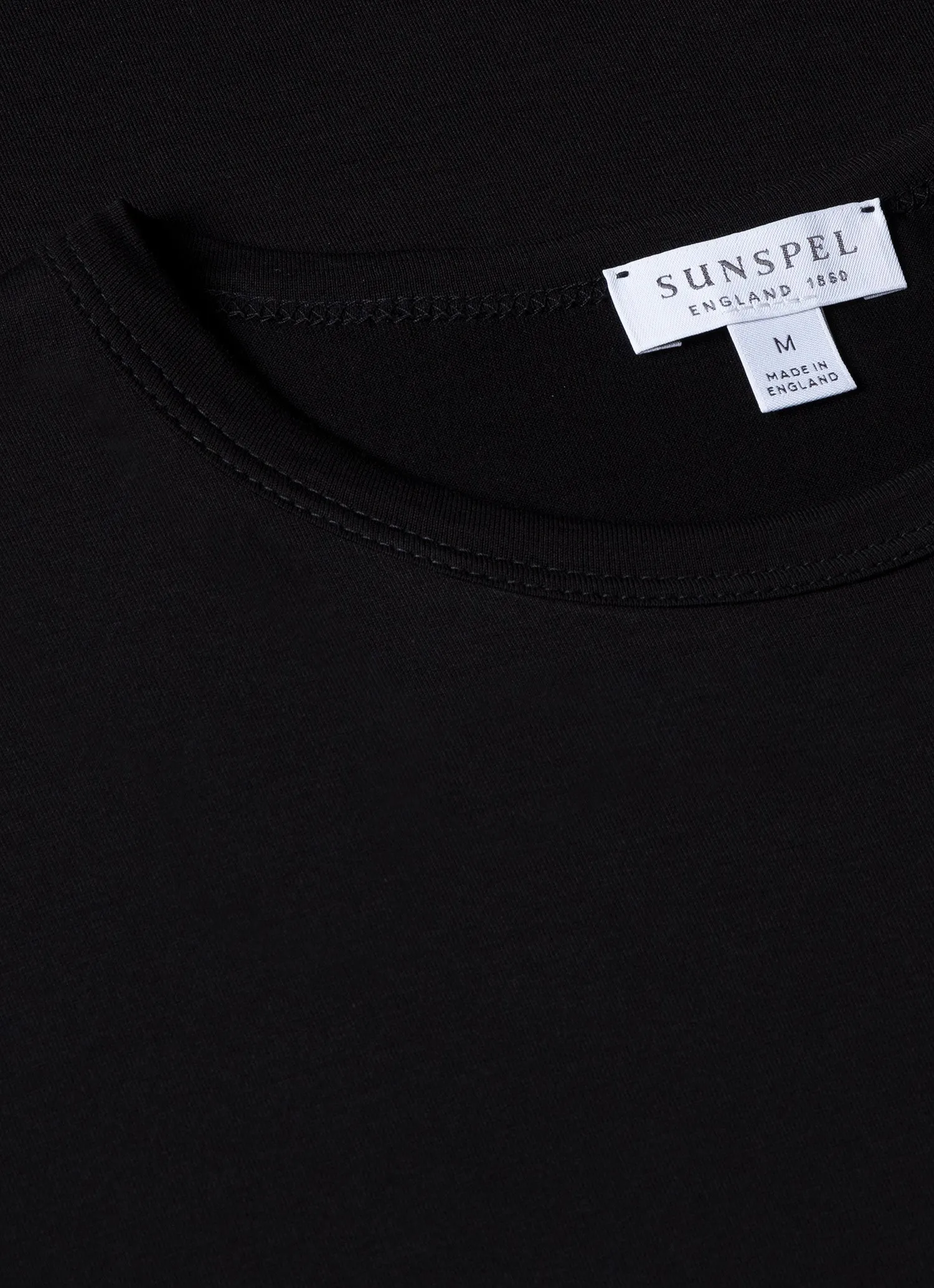 Men's Classic T-shirt in Black sold by Sunspel product image thumbnail 4