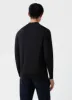 Men's Extra-Fine Merino Polo Shirt in Charcoal Melange sold by Sunspel
