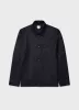 Men's Insulated Wool Jacket in Charcoal Melange sold by Sunspel
