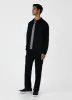 Men's Brushed Cotton Wool Drawstring Trouser in Navy sold by Sunspel