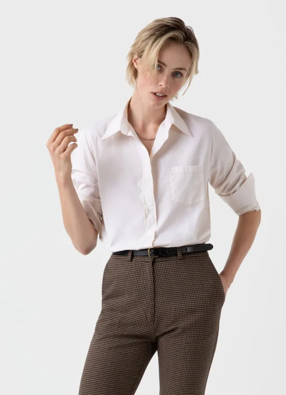 Women's Edie Campbell Shirt in Canvas sold by Sunspel