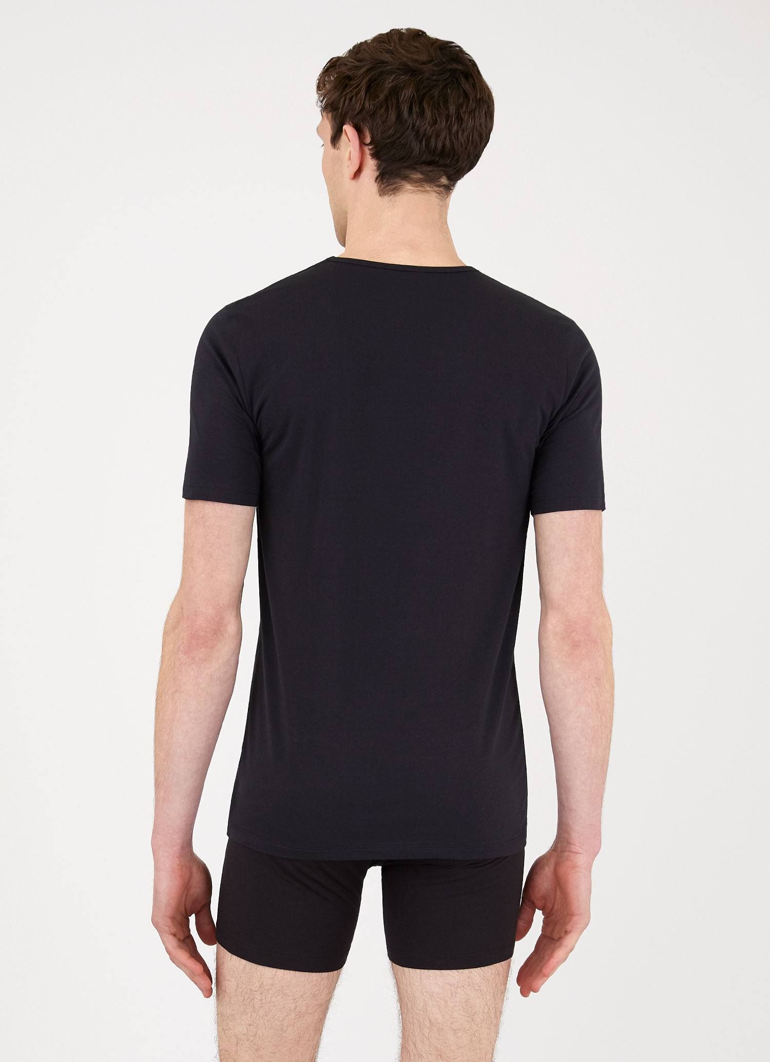 Men's Stretch Underwear T-shirt in Black sold by Sunspel product image thumbnail 2
