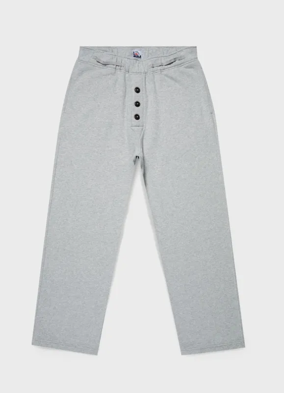 Men's Sunspel x Nigel Cabourn Sweatpant in Light Grey Melange sold by Sunspel