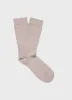 Men's Cotton Socks in Beige Melange sold by Sunspel