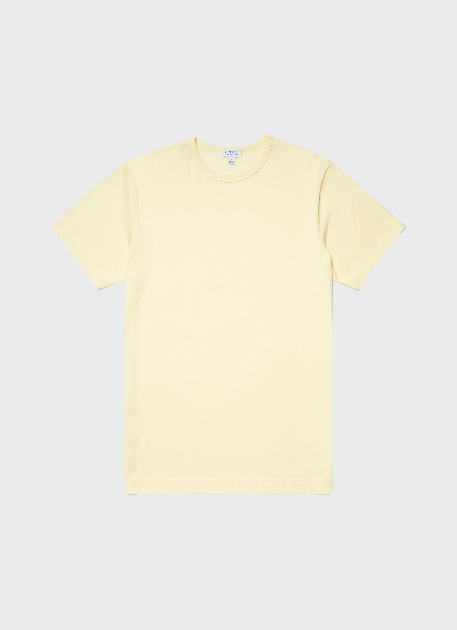 Men's Classic T-shirt in Lemon sold by Sunspel