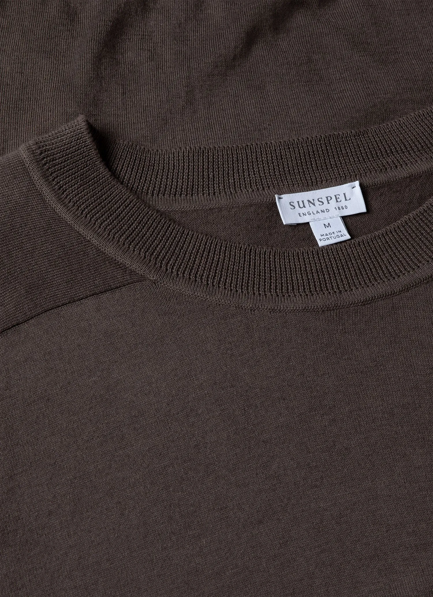 Men's Sea Island Cashmere Crew Neck Jumper in Cedar sold by Sunspel product image thumbnail 4