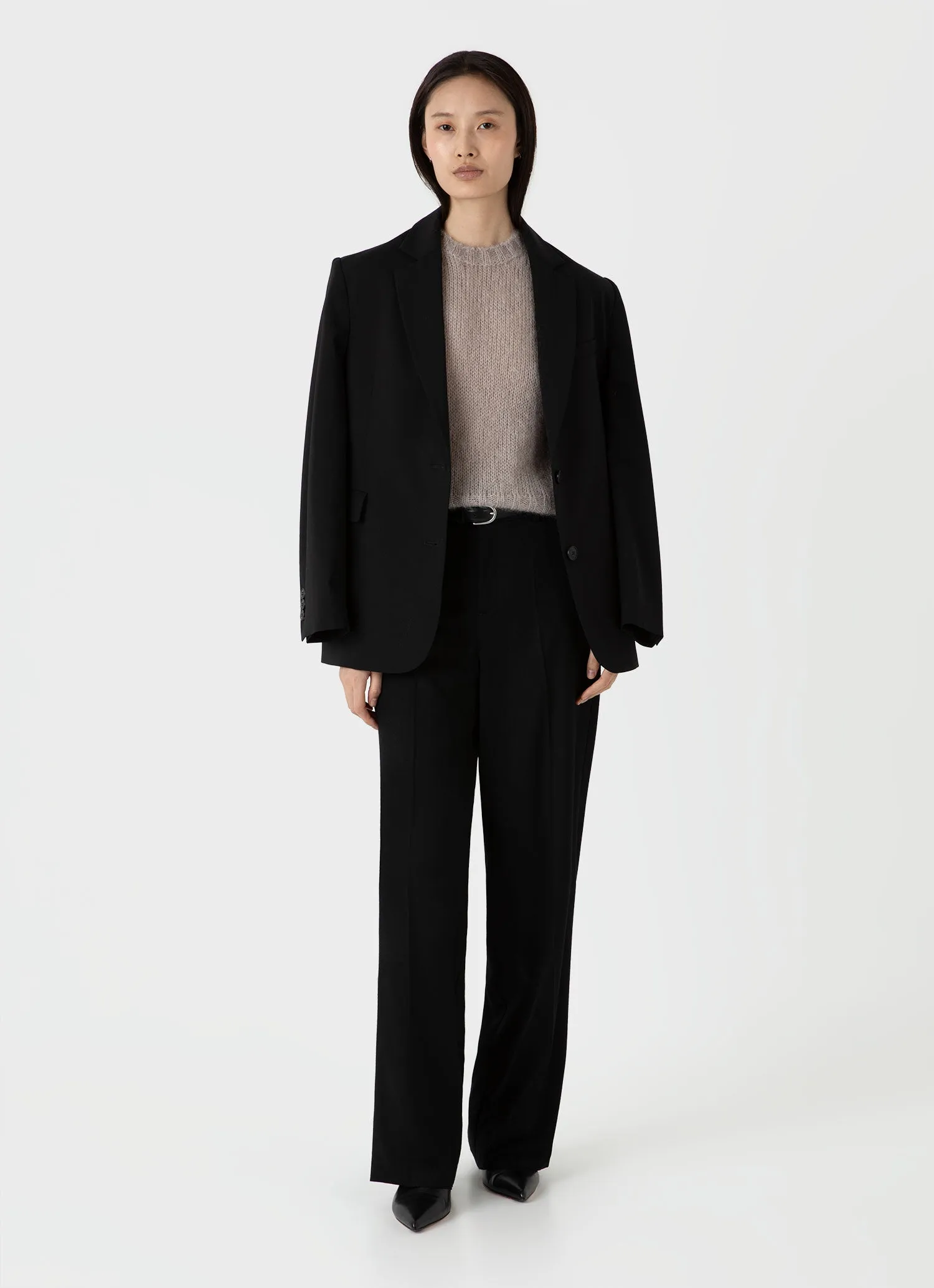 Women's Mohair Silk Vest in Sandstone sold by Sunspel product image thumbnail 2