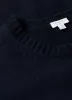 Men's Roxburgh Cashmere Jumper in Navy sold by Sunspel
