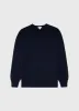Men's Roxburgh Cashmere Jumper in Navy sold by Sunspel