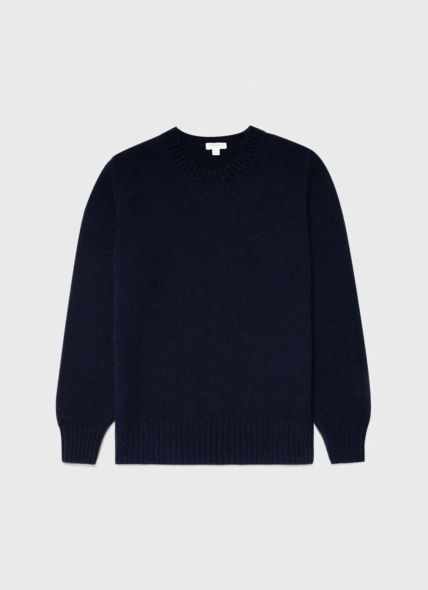 Men's Roxburgh Cashmere Jumper in Navy sold by Sunspel