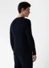 Men's Roxburgh Cashmere Jumper in Navy sold by Sunspel