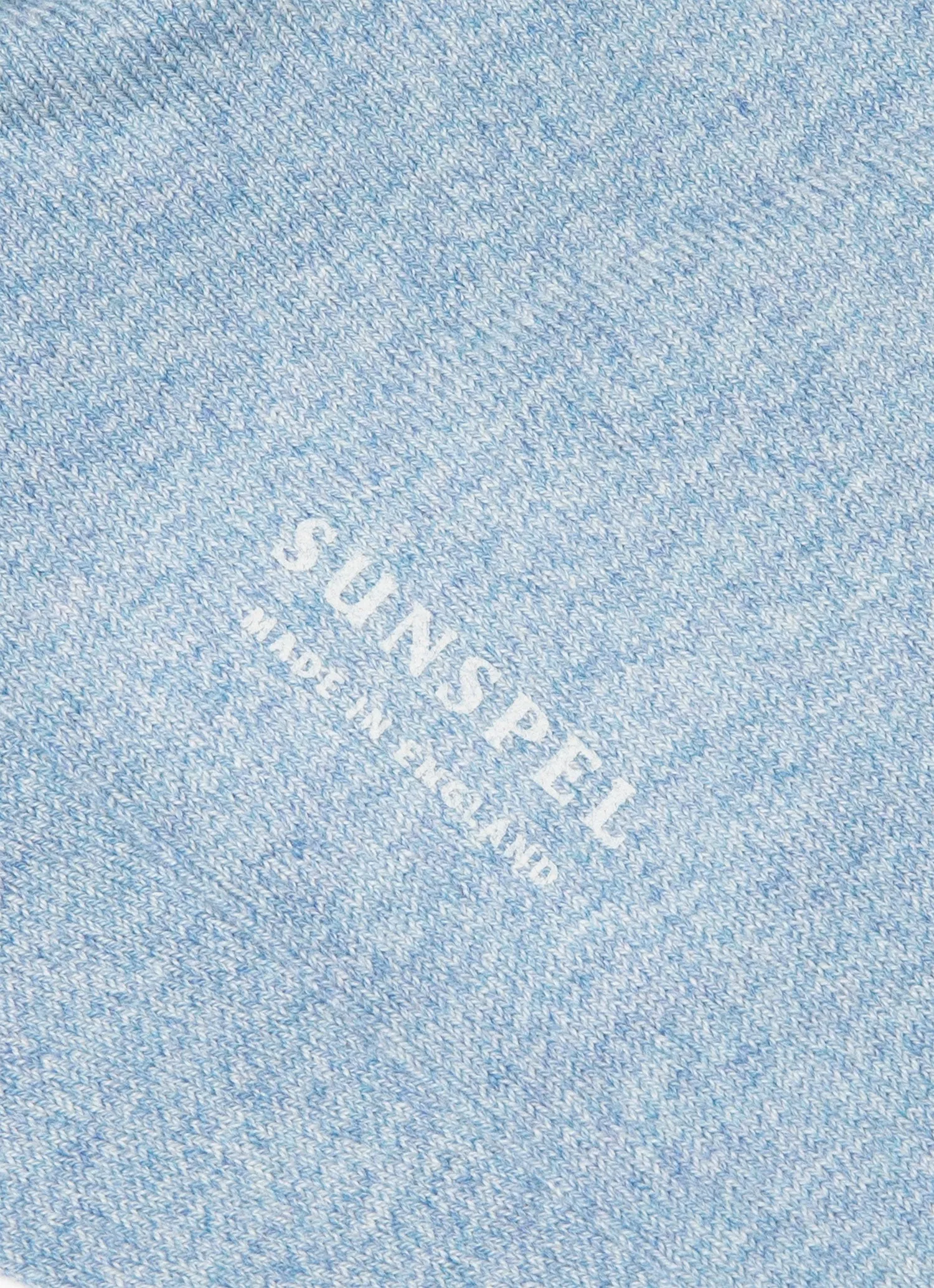 Men's Cotton Socks in Light Blue sold by Sunspel product image thumbnail 2