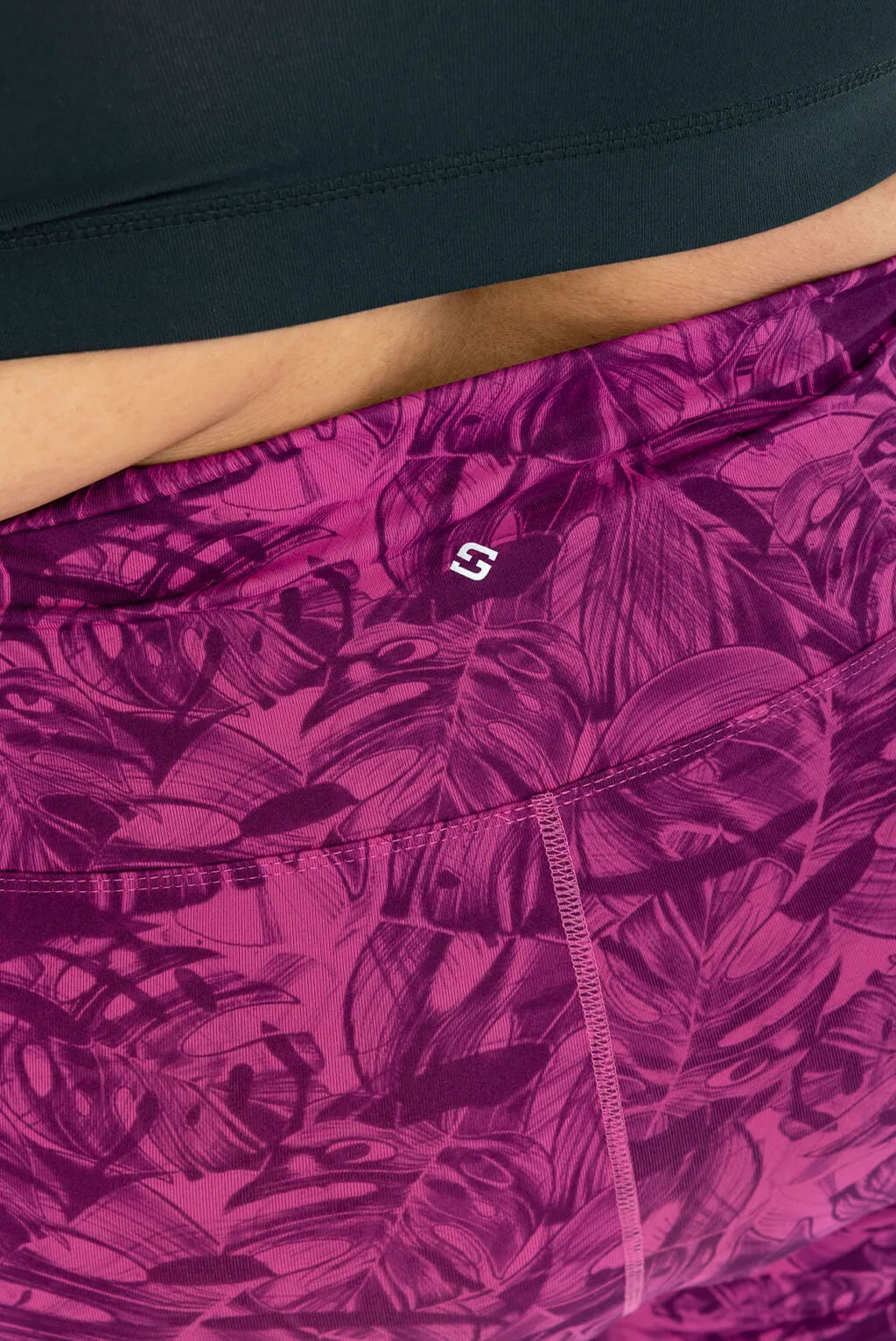 Pocket Ankle Leggings - Cactus Leaf - FINAL SALE sold by Superfit Hero product image thumbnail 3