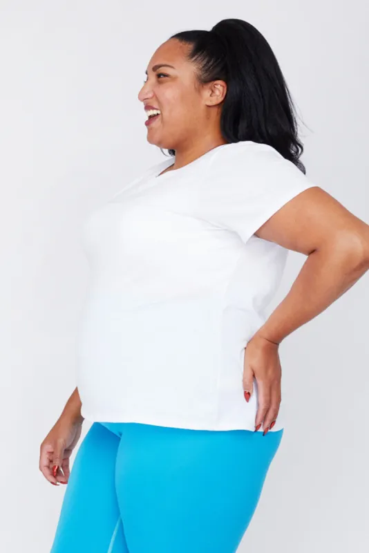 Anything But Basic White Tee - FINAL SALE made by Superfit Hero