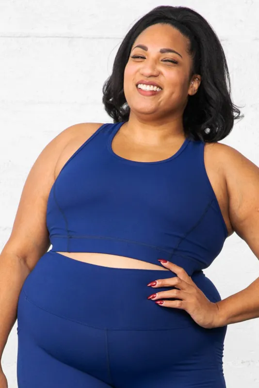 Racerback Sports Bra - Cobalt - FINAL SALE sold by Superfit Hero