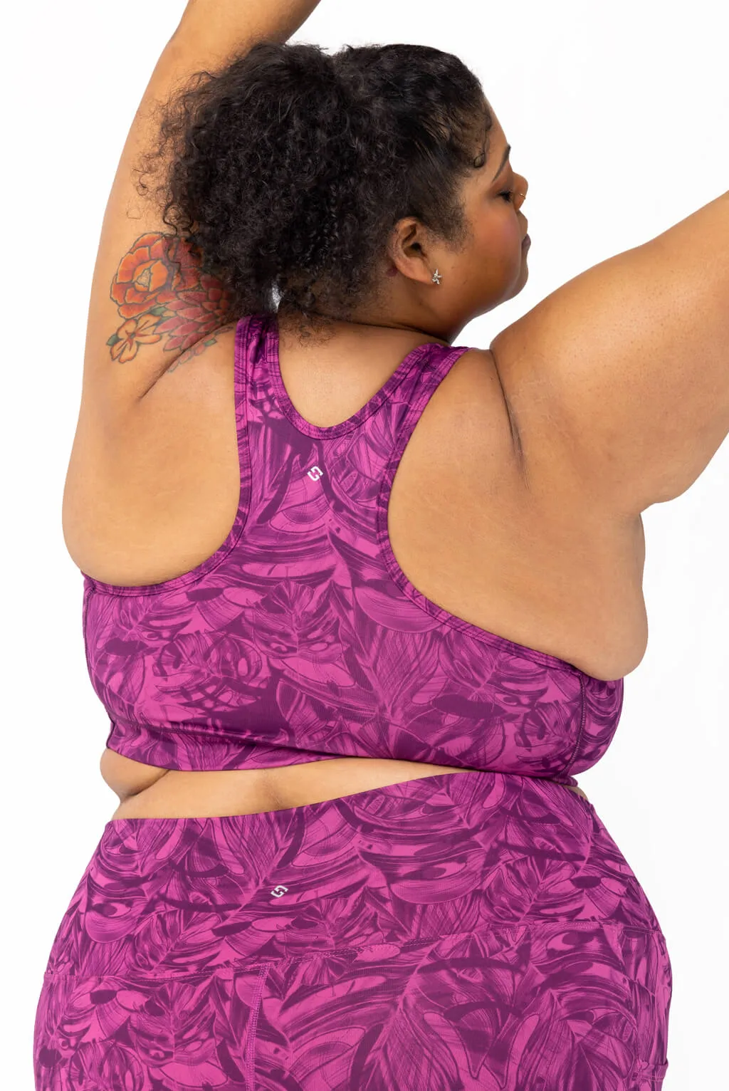 Racerback Sports Bra - Cactus Leaf - FINAL SALE sold by Superfit Hero