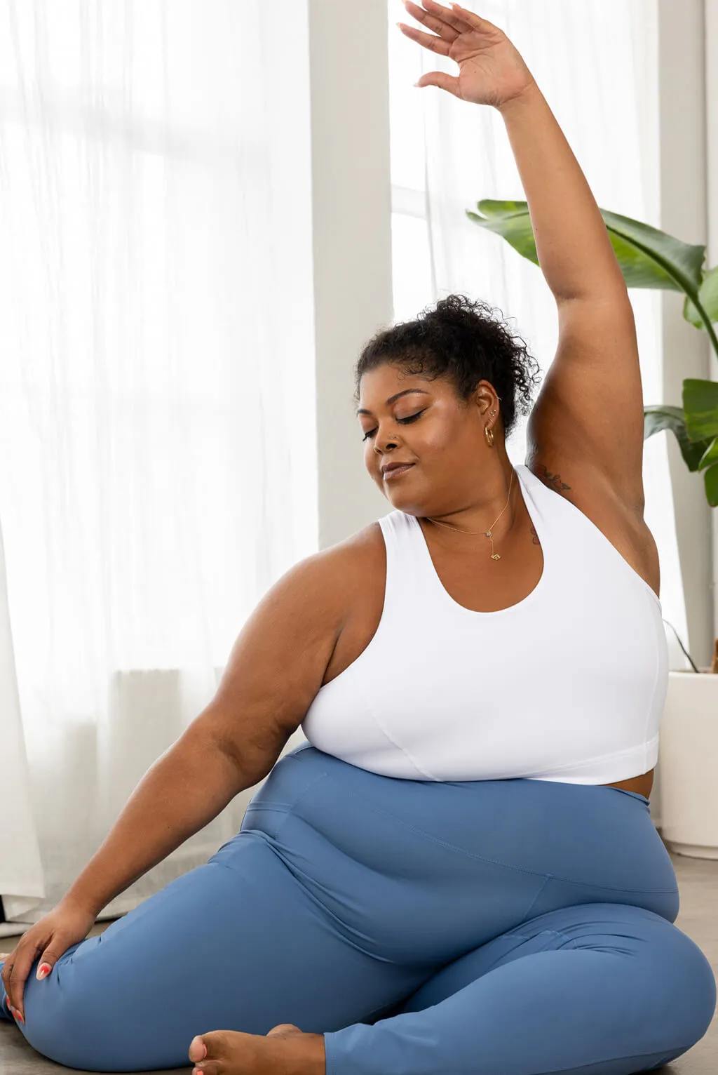 Racerback Sports Bra - White sold by Superfit Hero product image thumbnail 2