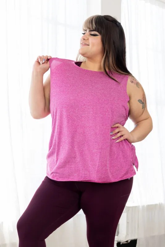 Performance Muscle Tank - Bright Burgundy - FINAL SALE sold by Superfit Hero