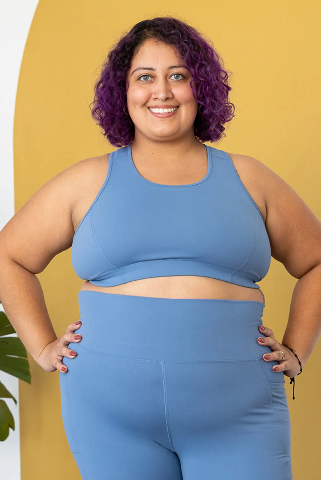 Racerback Sports Bra - Moonlight Blue - FINAL SALE sold by Superfit Hero product image thumbnail 3